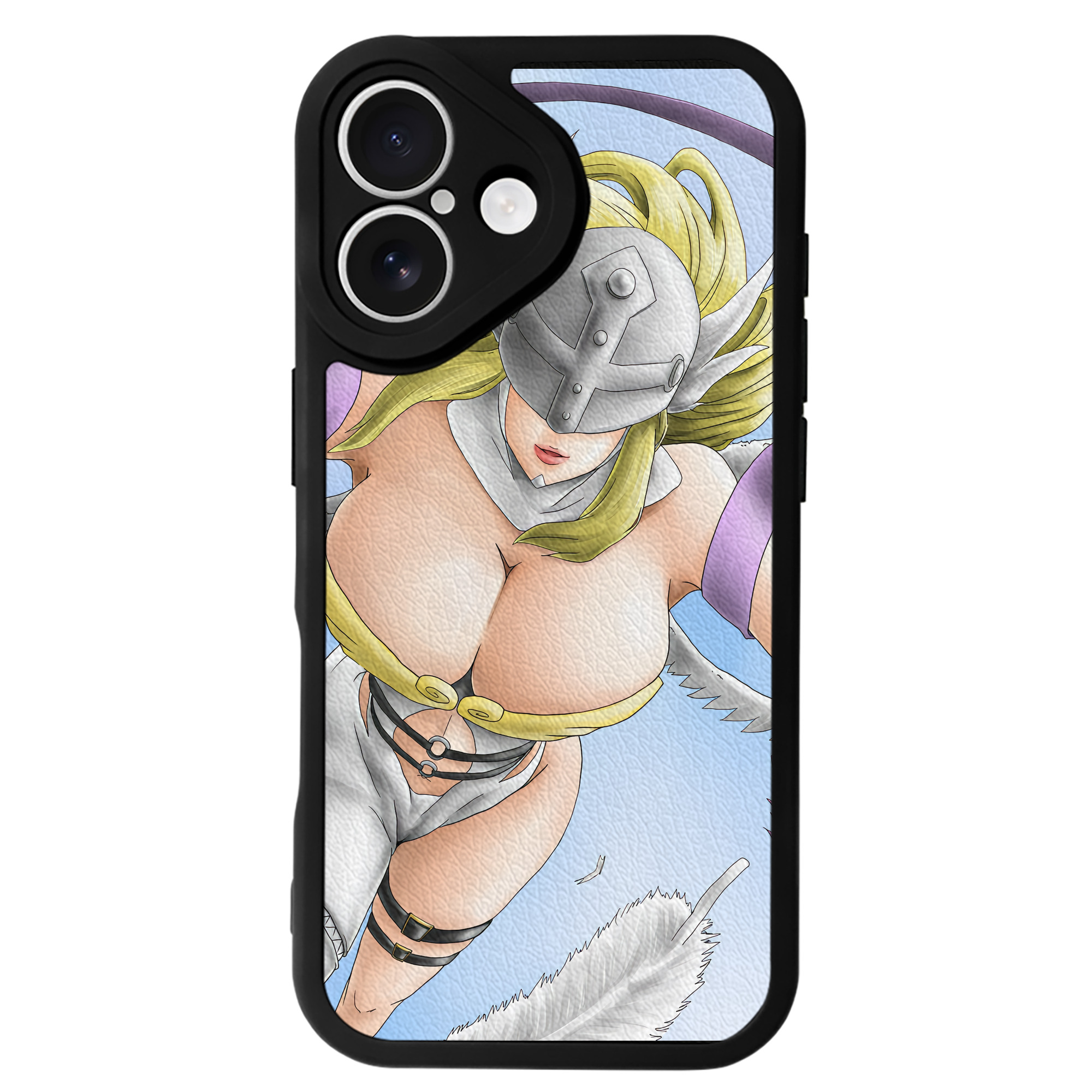 （画像用） Digimon デジタルモンスター/デジモン 【iPhone 16シリーズ対応】シリコンスマホケース（レザー調） 材質：シリコン